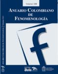 Anuario Colombiano de Fenomenología, vol. XIII