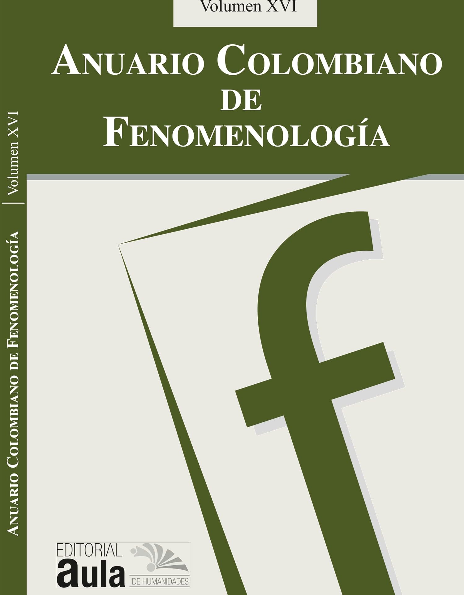 Anuario Colombiano de Fenomenología, Vol. XVI